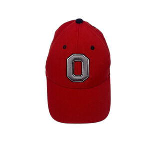 Ohio State Buckeyes Red Top of the World Adjustable Cap OSU Red Hat